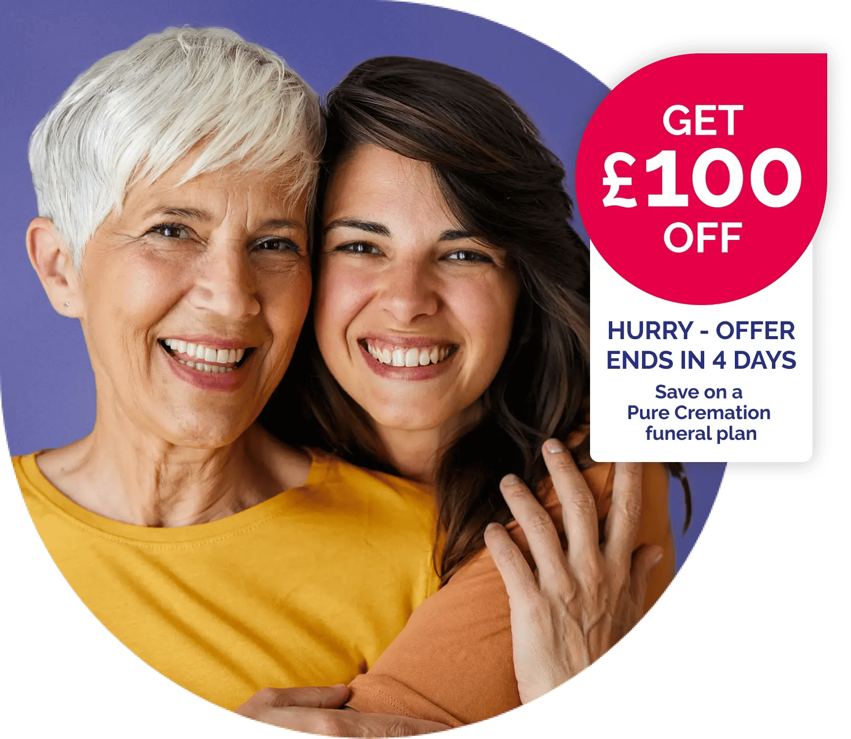 £100 off a Pure Cremation funeral plan