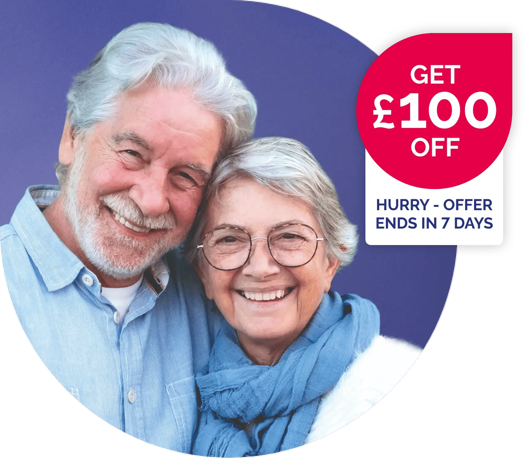 Get £100 off - extended only until 31st March