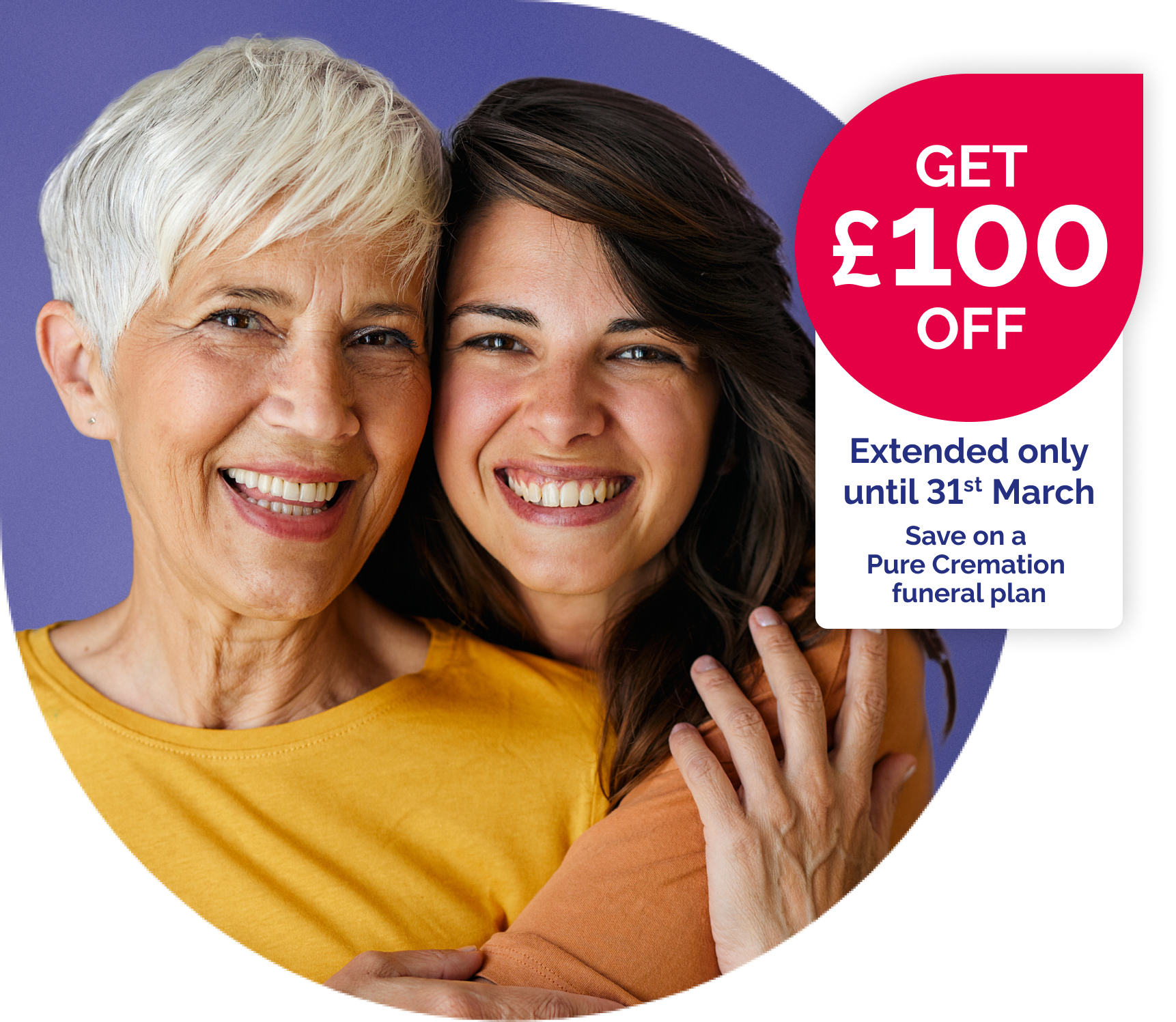 £100 off a Pure Cremation funeral plan