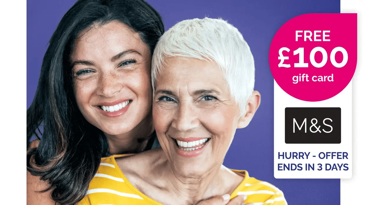 Get a free £100 gift card