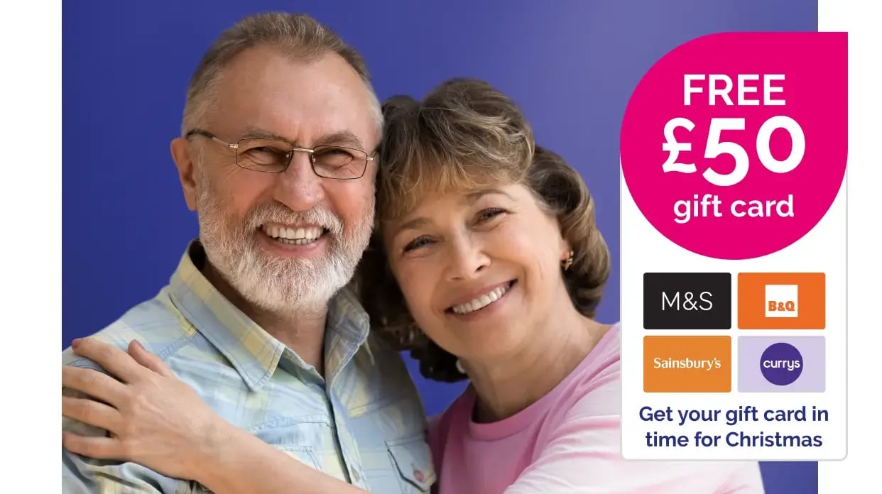 FREE £50 gift card in time for Christmas