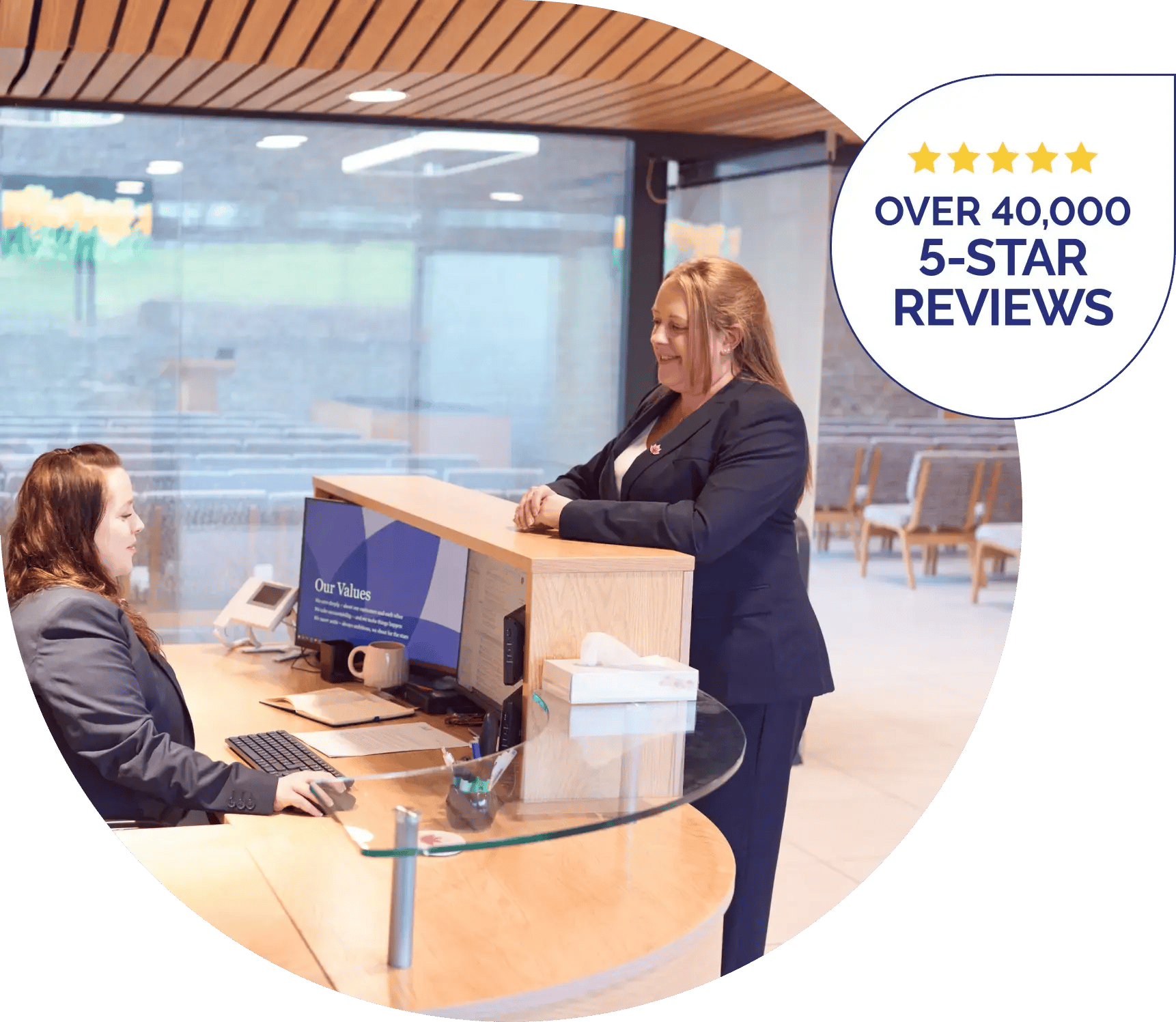 40,000 five star reviews