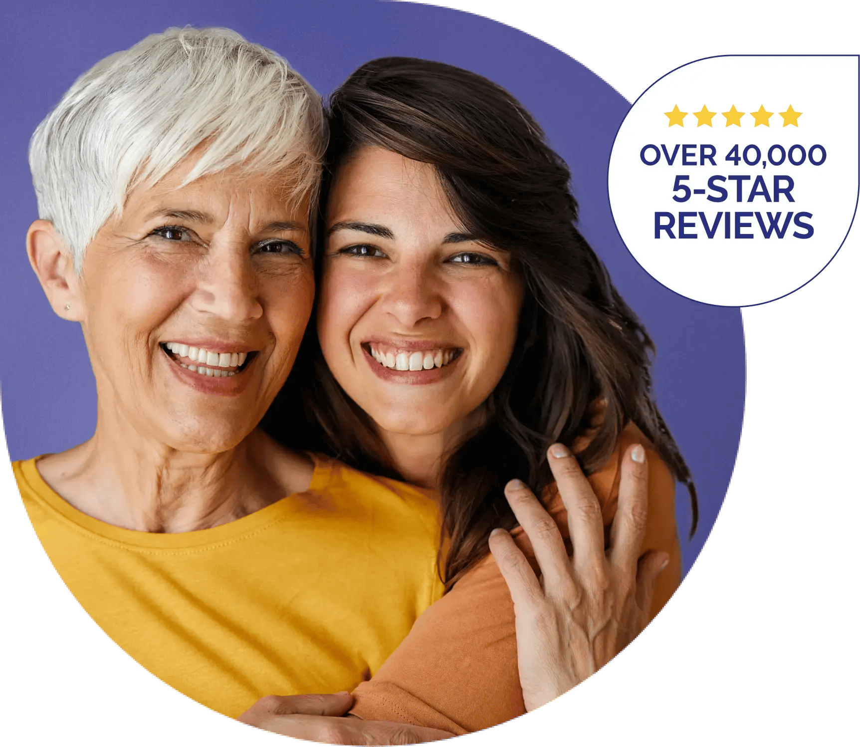 Over 40,000 verified 5-star reviews. 