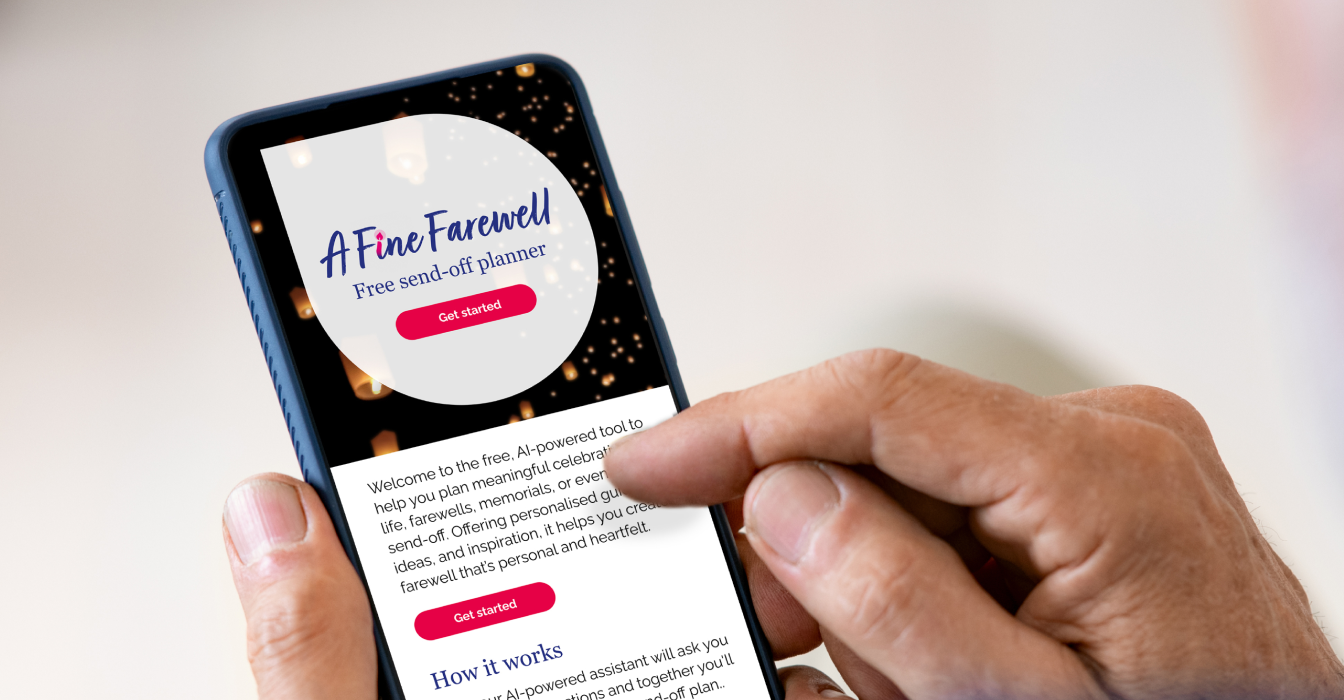 Fine Farewell free send-off planner tool