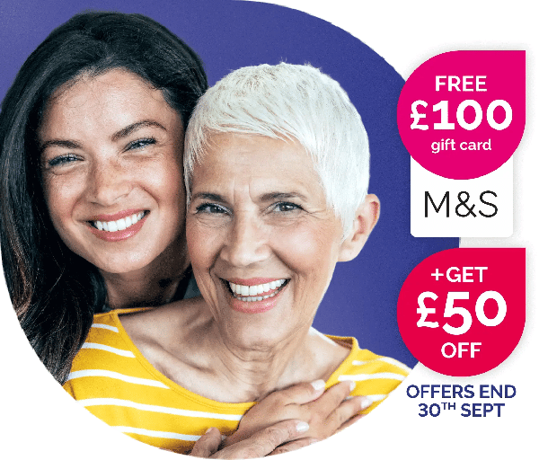 Free £100 gift card and £50 off