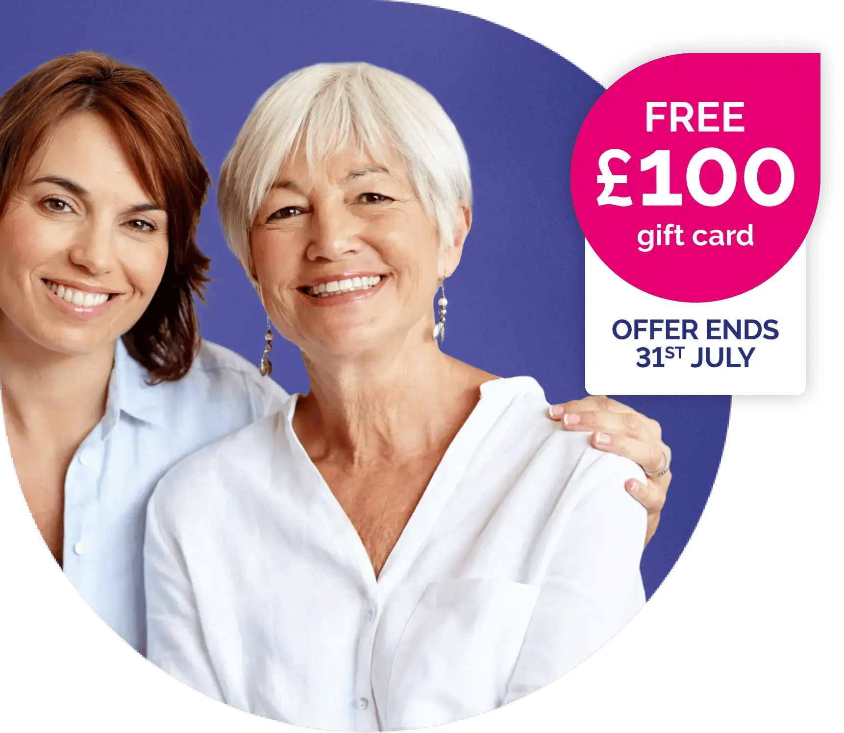 Free £100 off until 31st July
