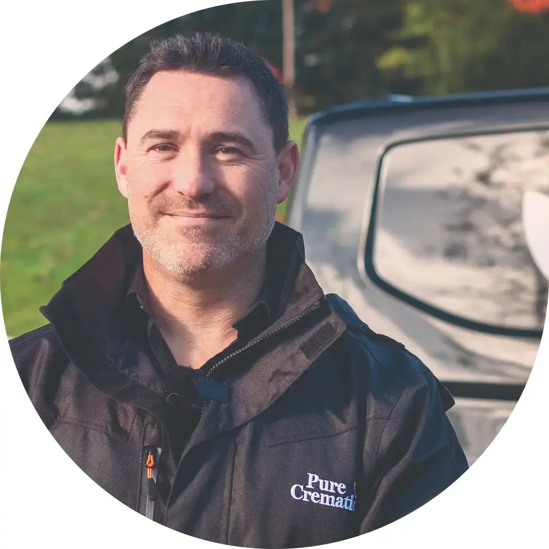 A picture of Mark, a staff member from our ambulance crew.