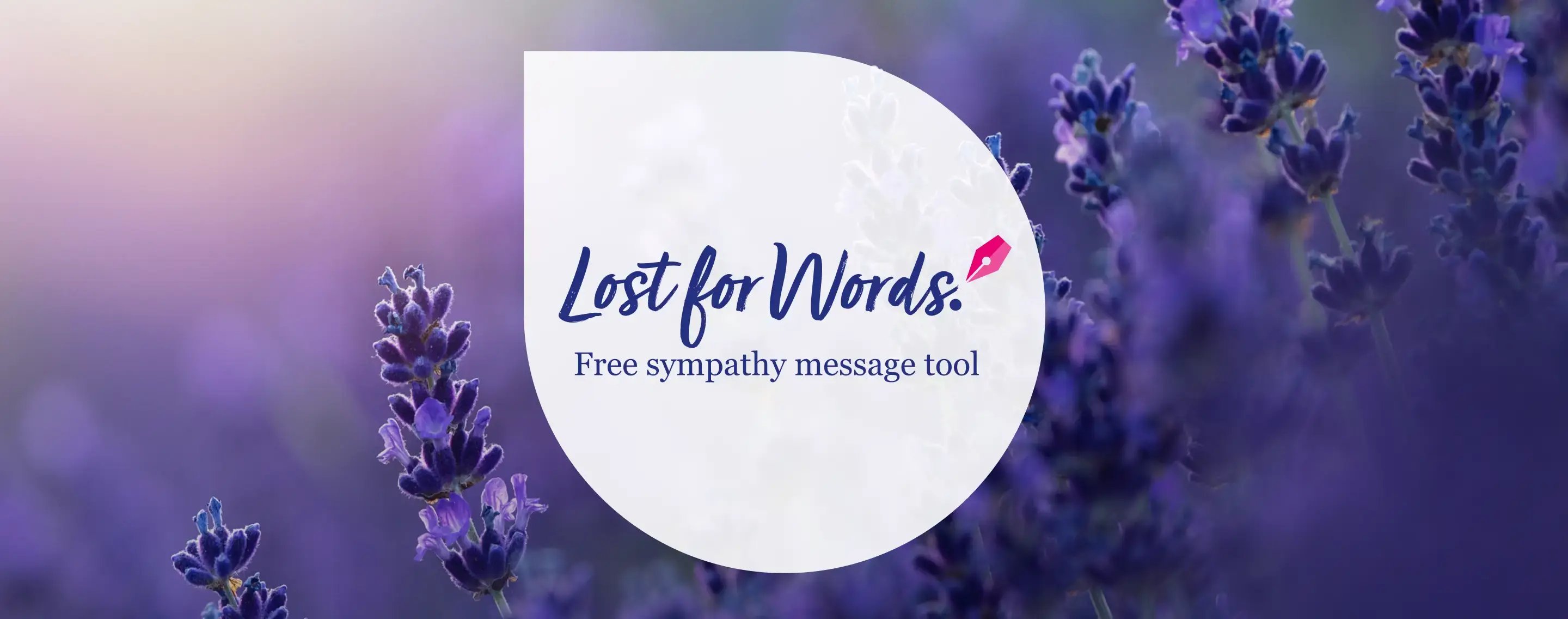 Lost for words banner