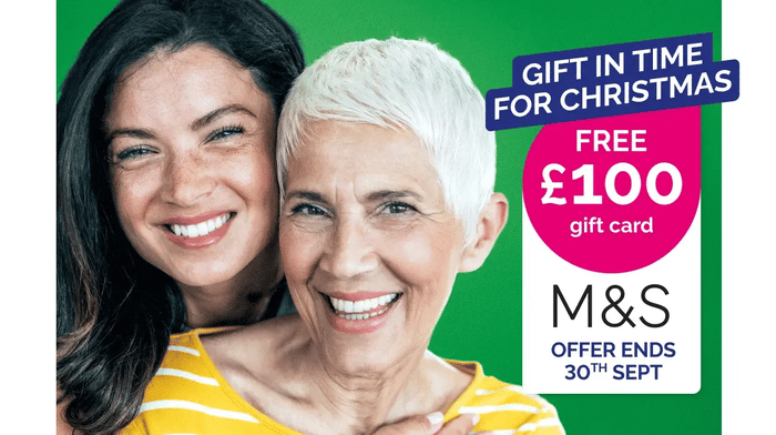 Free £100 gift card