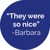They were so nice - Barbara