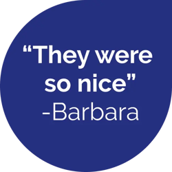 They were so nice - Barbara