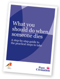 What you should do when someone dies - guide cover