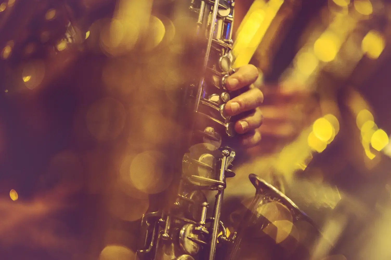 A saxophone 