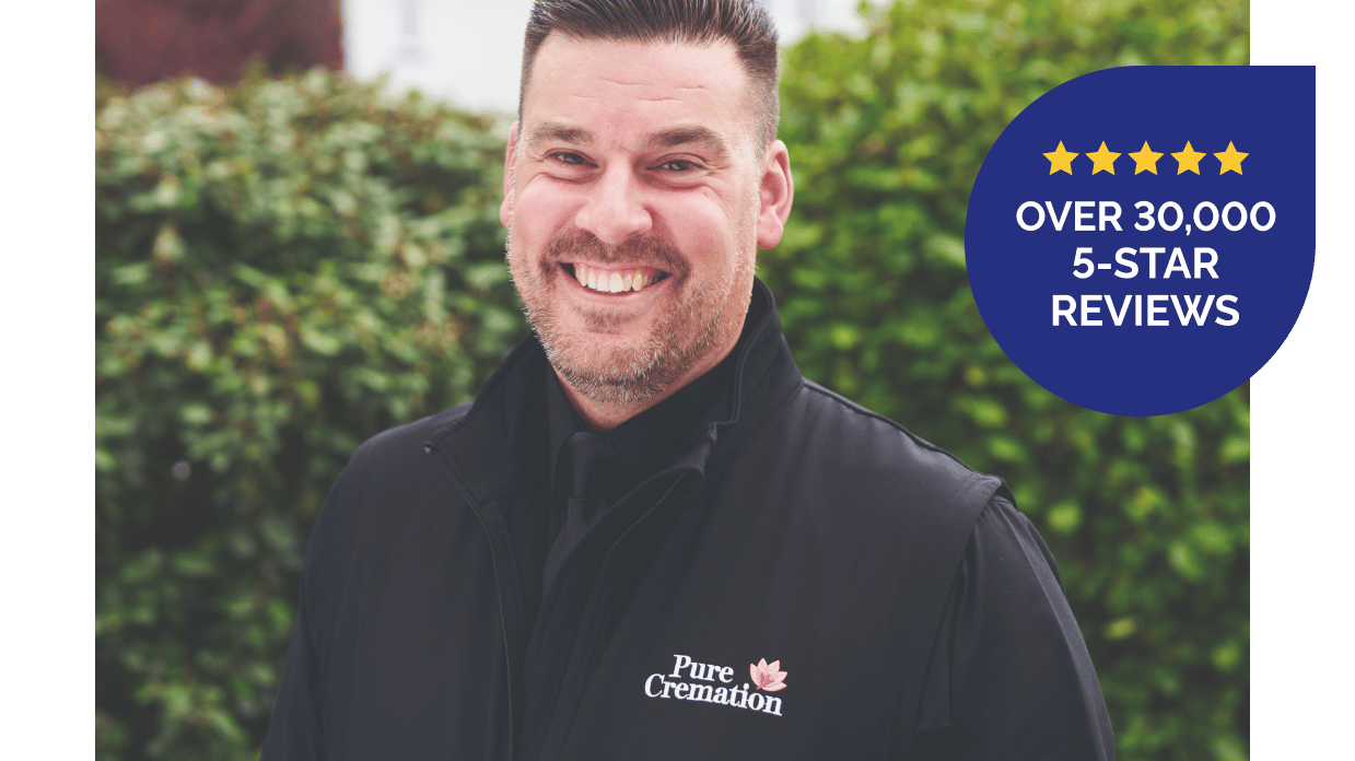 Ryan from the Pure team smiling at camera