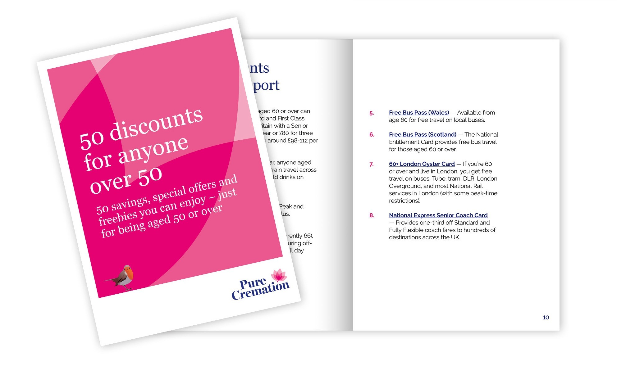 50 discounts for anyone over 50
