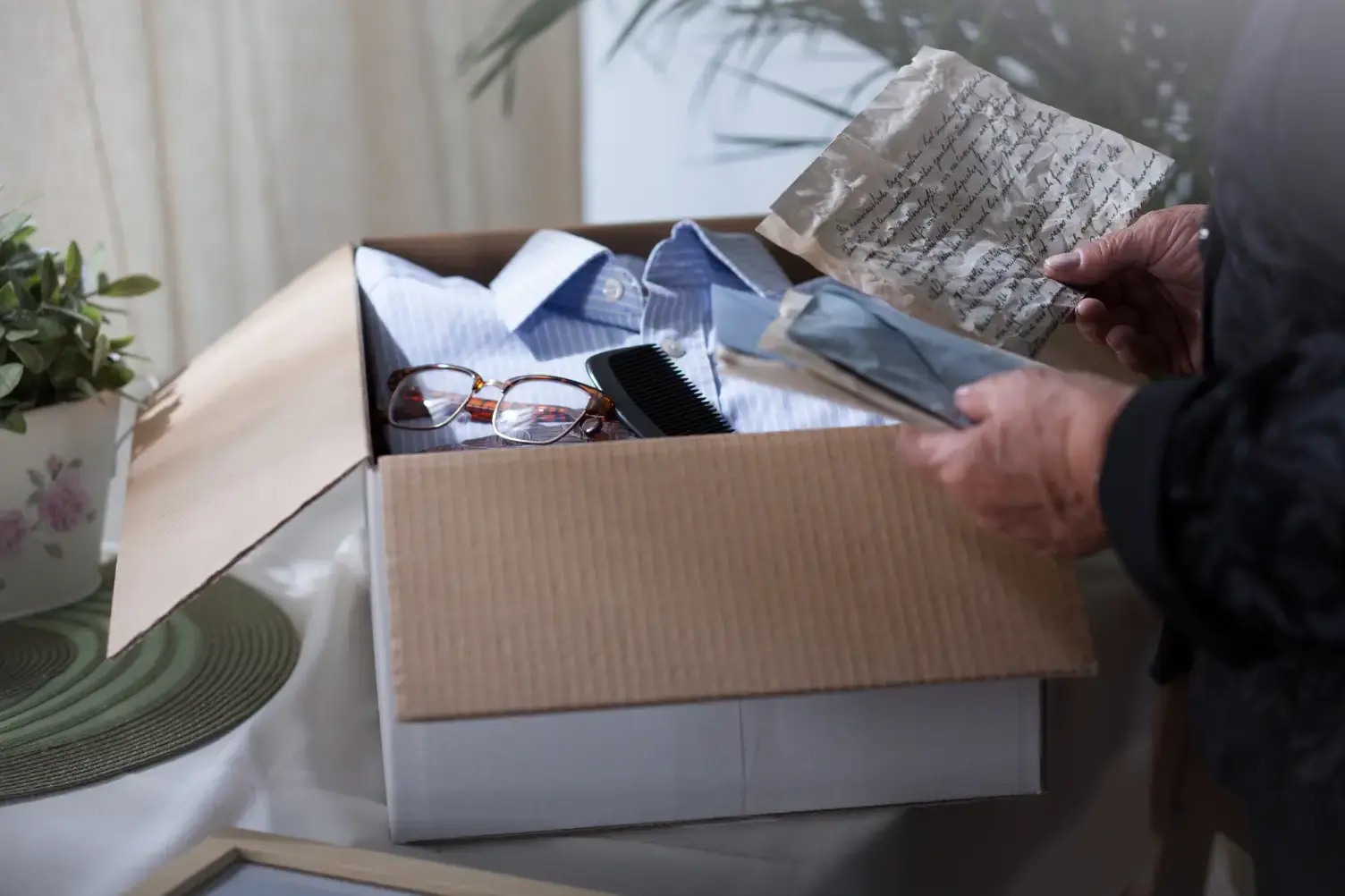 Dealing with personal belongings after a death