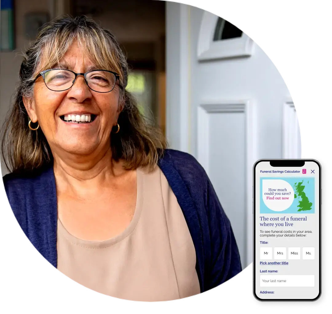 Free funeral costs savings calculator