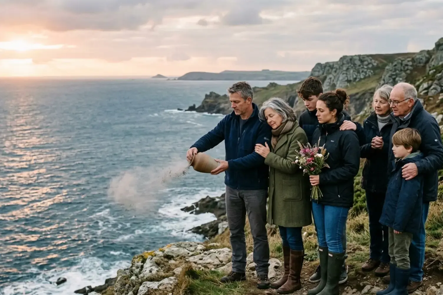 Scattering ashes at sea: a UK guide
